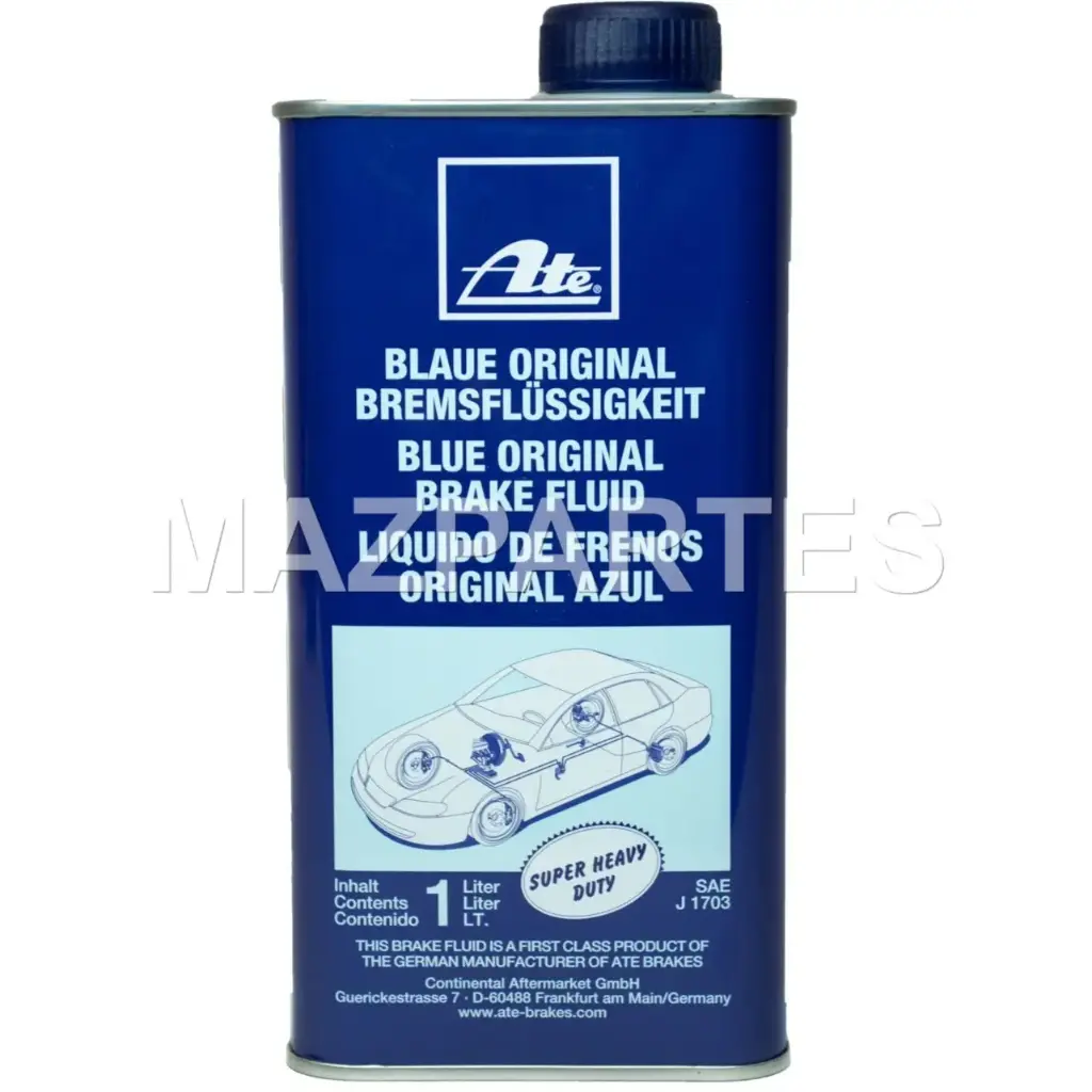 LIQUIDO DE FRENOS SUPER HEAVY DUTY DOT3 1 LITRO AZUL 10/1
