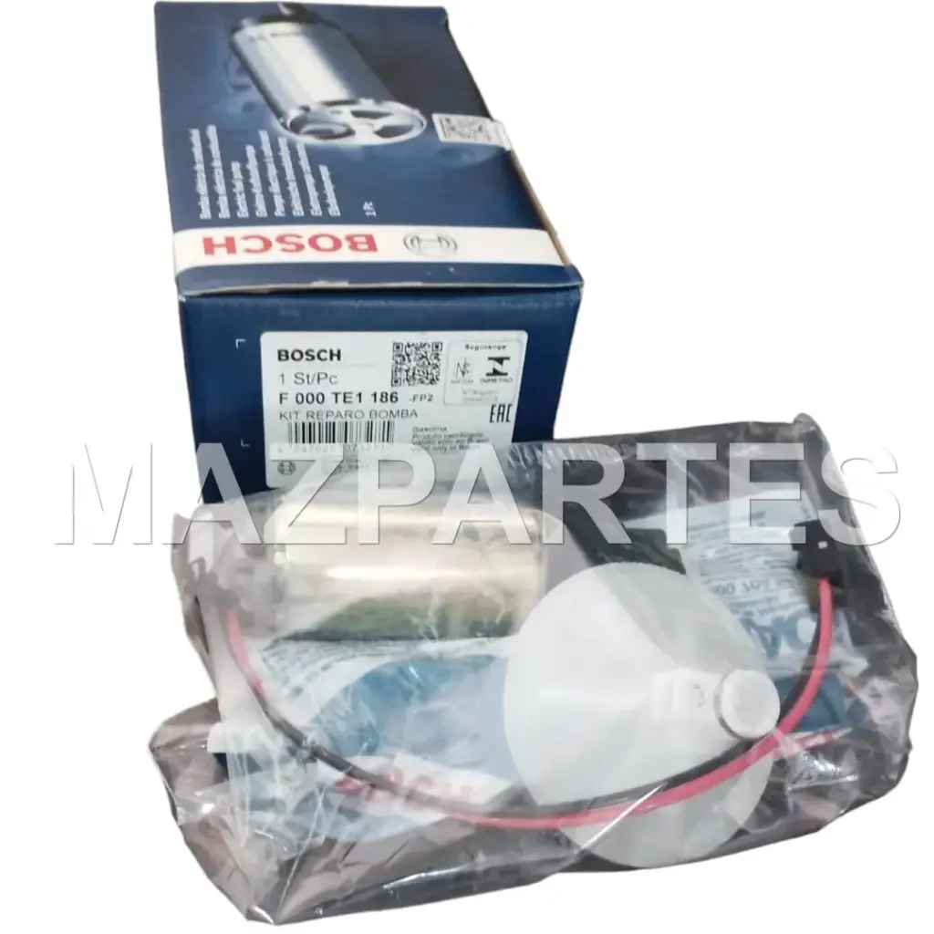 BOMBA DE COMBUSTIBLE UNIVERSAL 3 BAR CHEVROLET CORSA VOLKSWAGEN GOL POLO CON PREFILTRO Y CABLE PICO LISO