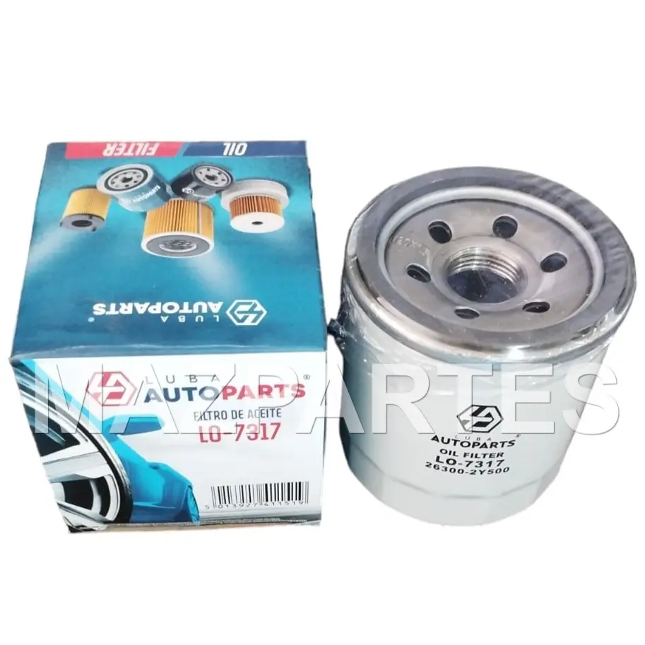 [LO-7317] FILTRO DE ACEITE M20X1.5 MAZDA 3 2.0 MAZDA 6 2017- CX-5 2013- FIAT PALIO FIORINO HONDA CIVIC HYUNDAI  I10 CERATO KIA RIO 2018- STYLUS ASX NISSAN VERSA 2011-2020 GREAT WALL  VOLLEX C30 1.5 2011-2015 DX3