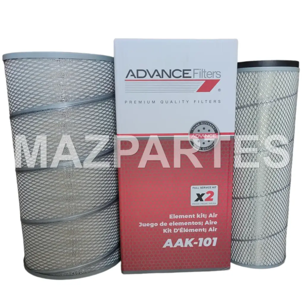 [AAK-101] KIT FILTRO DE AIRE HINO AK GD AA-1313 AA-1307