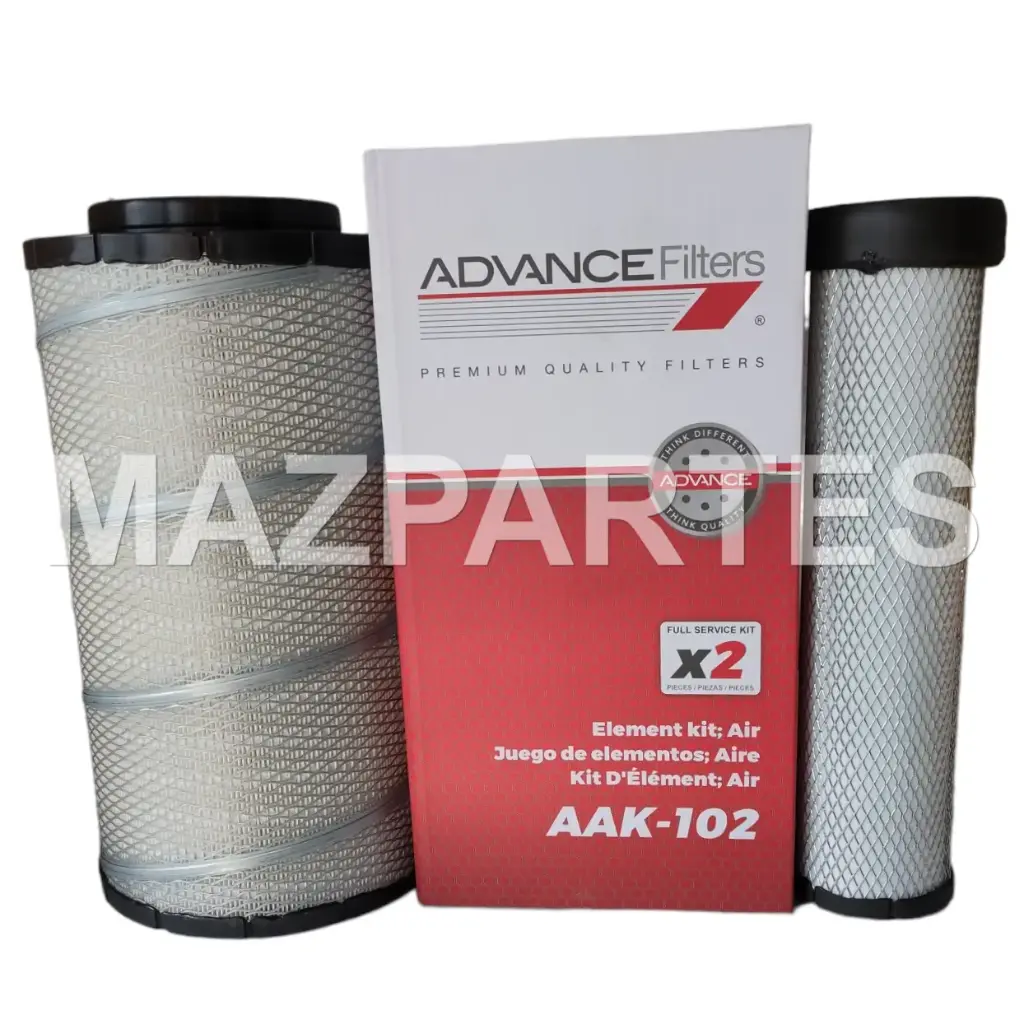 [AAK-102] KIT FILTRO DE AIRE HINO GH FG SERIE 500 AA-1325 AA-1330