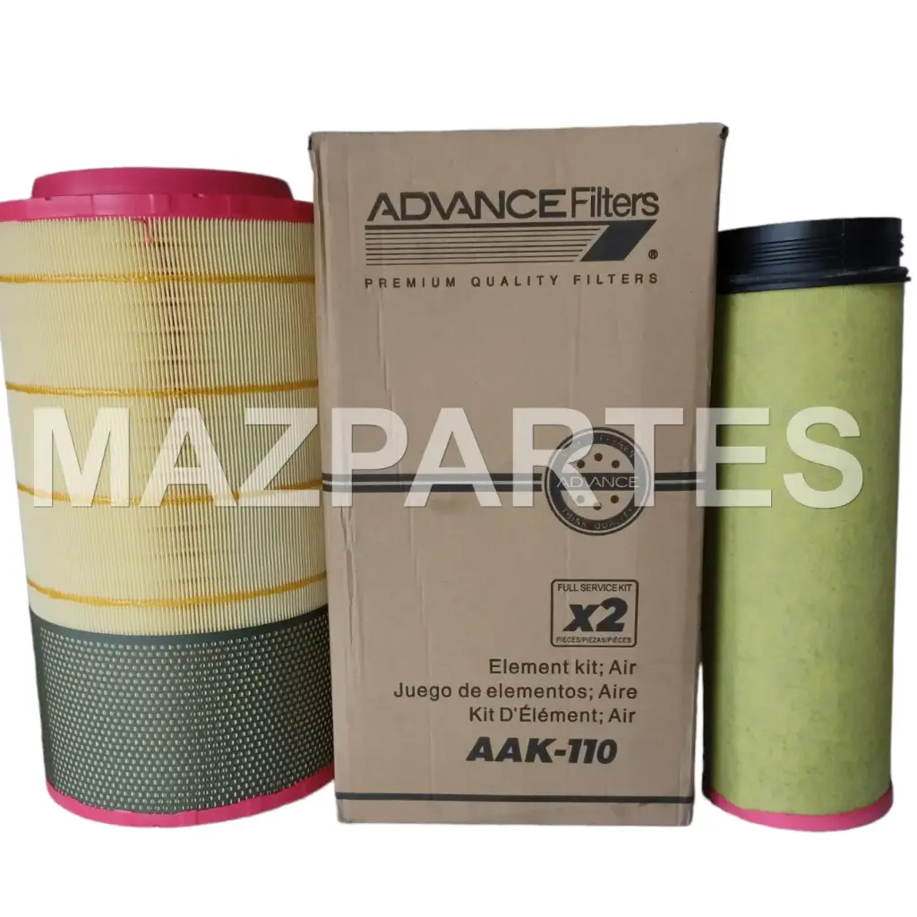 [AAK-110] KIT FILTRO DE AIRE MAN TRACTO TGS TGA SINOTRUK MOTOR MAN AA-68380 AA-68390