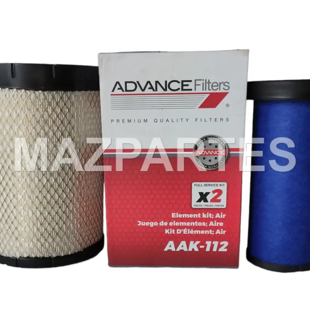 [AAK-112] KIT FILTRO DE AIRE SINOTRUK 1157 3.5 TONELADAS 2.8L