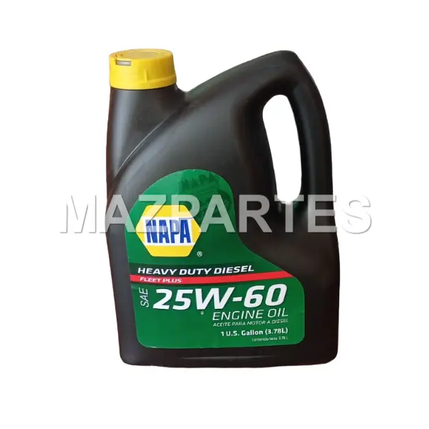 ACEITE MOTOR SAE 25W60 GALON HEAVY DUTY CH-4 DIESEL 3/1