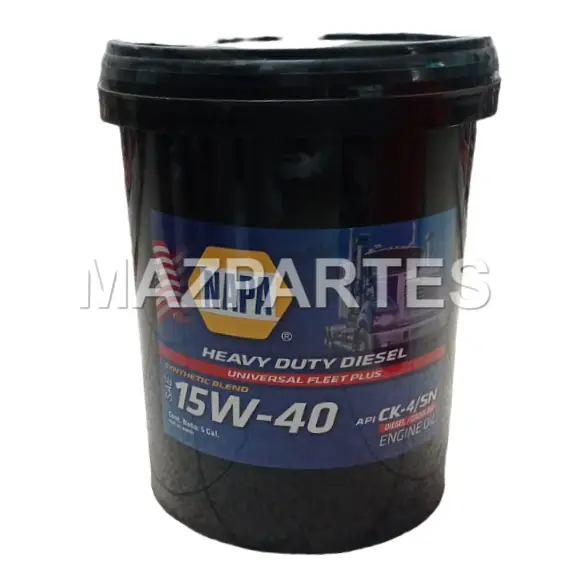 ACEITE MOTOR SAE 15W40 CANECA 5 GALONES SYNTHETIC BLEND CK-4 SN