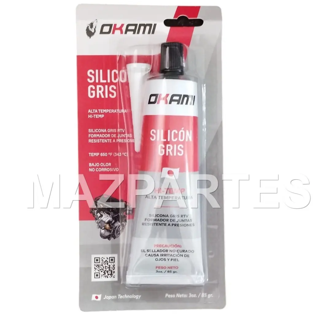 SILICON GRIS 3 OZ 85 GR 12/1