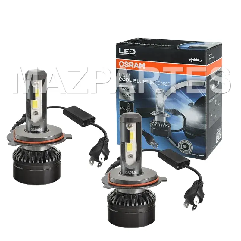 KIT FOCOS H4 25/25W P43t LED COOL BLUE 2 UNIDADES