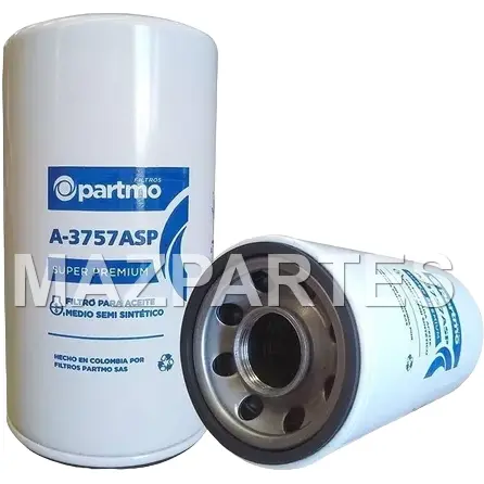 FILTRO DE ACEITE 1 1/22"-12 ISUZU FTR FVR FSR INTERNATIONAL