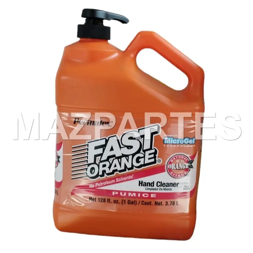 DESENGRASANTE DE MANOS GALON FAST ORANGE 3.78 L 4/1