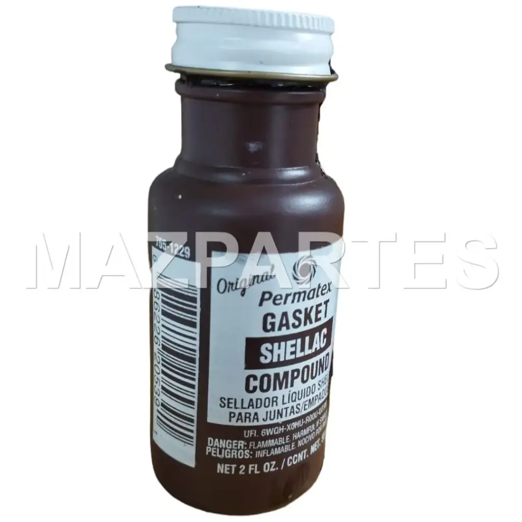 SELLADOR LIQUIDO INDIAN HEAD GASKET SHELLAC 2 FL OZ 59 mL 12/1