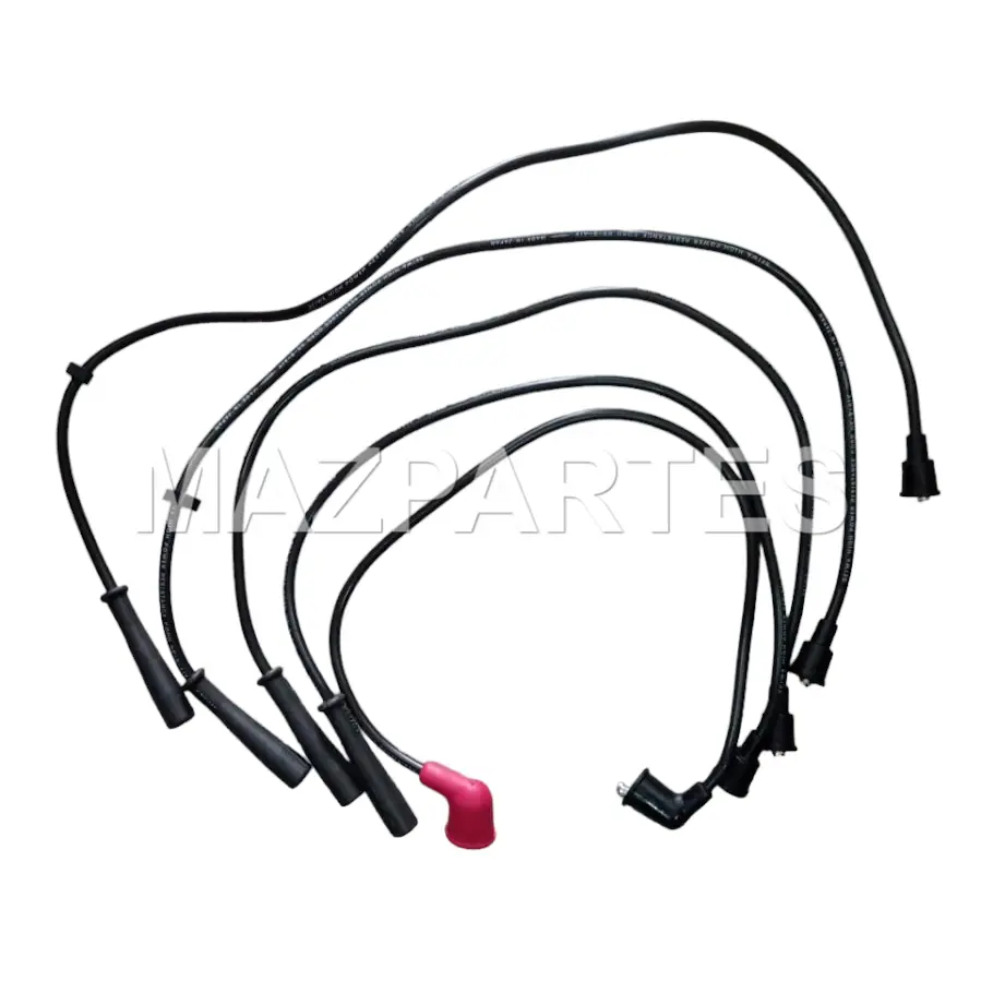 [MD-009141(C)030901] CABLES DE BUJIAS CHEVROLET LUV 2.3 1986-1997 4ZD1 CARRY 1.0 F10A 1992-1999 CABLE BOBINA LARGO