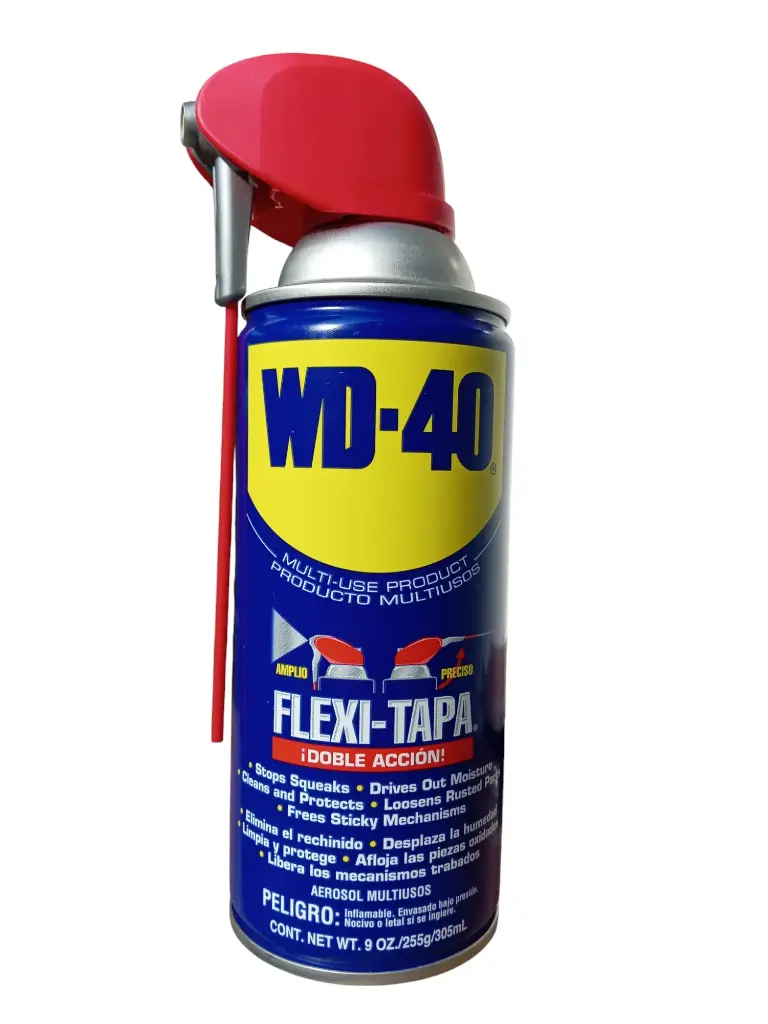 WD40 LUBRICANTE SPRAY MULTIUSOS FLEXI-TAPA 9 OZ 225 g 305 mL 24/1