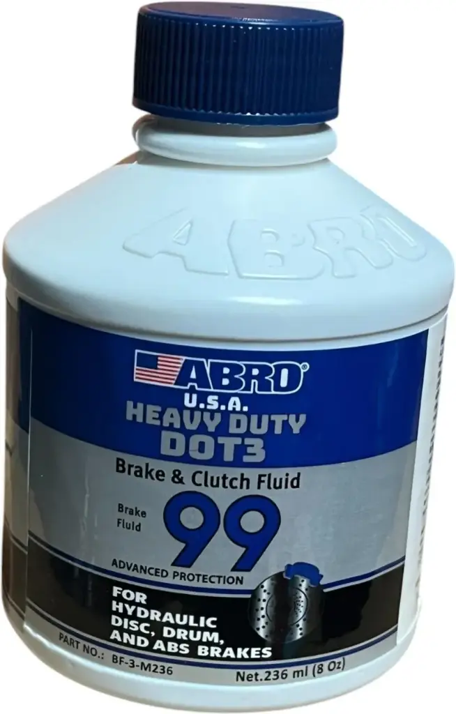LIQUIDO DE FRENOS DOT3 PINTA 8 OZ 236 ML AZUL 24/1