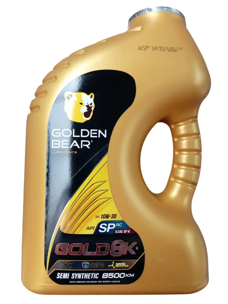ACEITE MOTOR SAE 10W30 GALON SEMI SYNTHETIC GOLD8K SQ 6/1