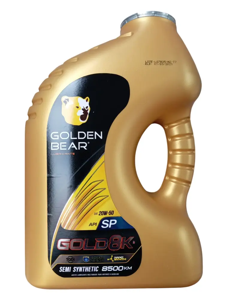 ACEITE MOTOR SAE 20W50 GALON SEMI SYNTHETIC GOLD8K SQ 6/1
