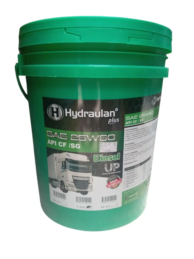 ACEITE MOTOR SAE 25W60 CANECA 5 GALONES CF SF DIESEL