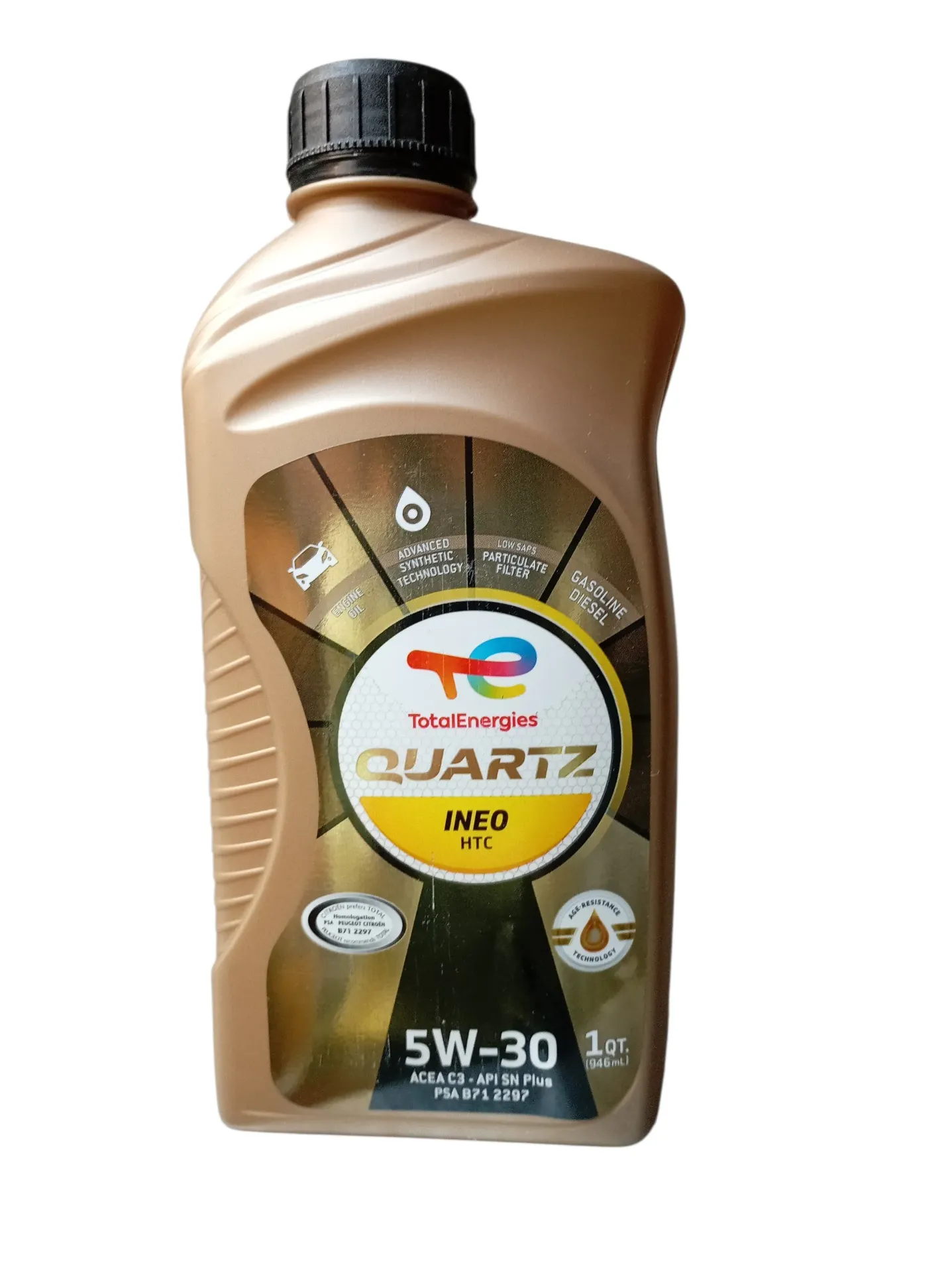 ACEITE MOTOR SAE 5W30 LITRO FULL SYNTHETIC INEO HTC API SN 12/1