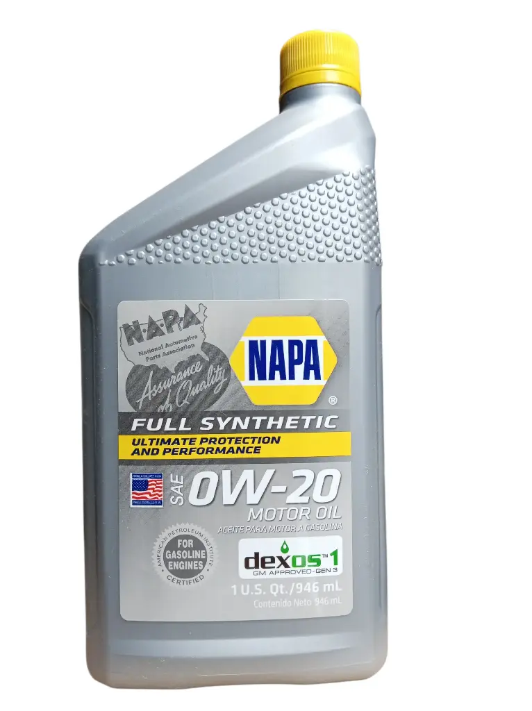 ACEITE MOTOR SAE 0W20 LITRO FULL SYNTHETIC SP GF-6A 12/1