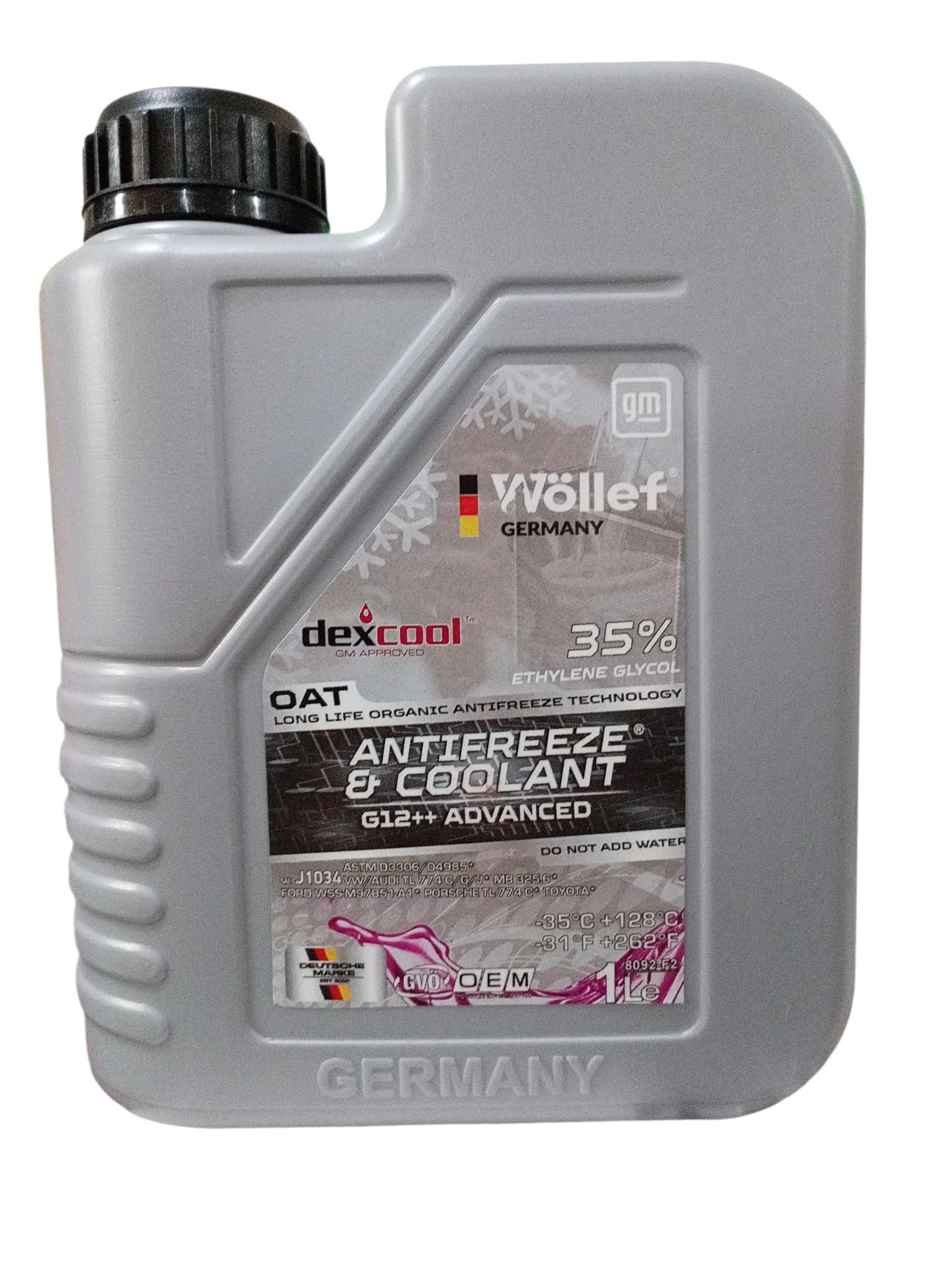 ADITIVO RADIADOR REFRIGERANTE LITRO ROSADO 35% G12 ADVANCED 12/1
