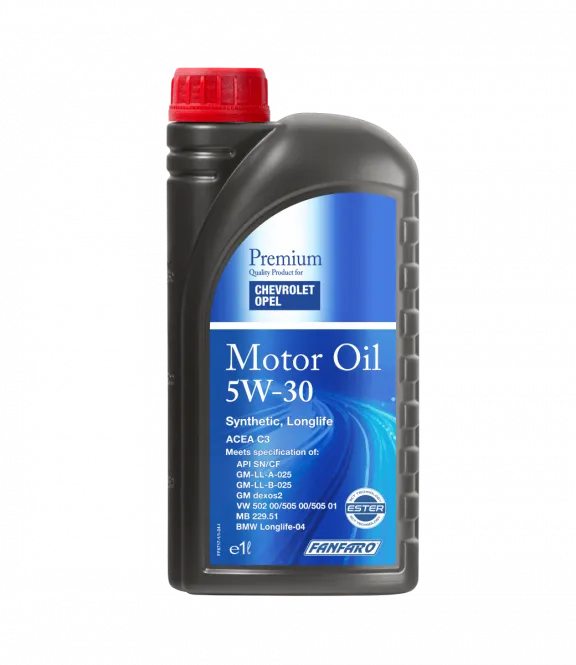 ACEITE MOTOR SAE 5W30 LITRO SYNTHETIC CHEVROLET OPEL API SN ACEA C3 20/1