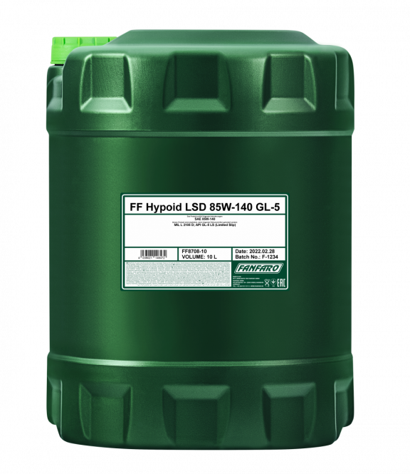 ACEITE TRANSMISION SAE 85W140 CANECA 10 LITROS HIPOIDE LSD API GL-5 LS