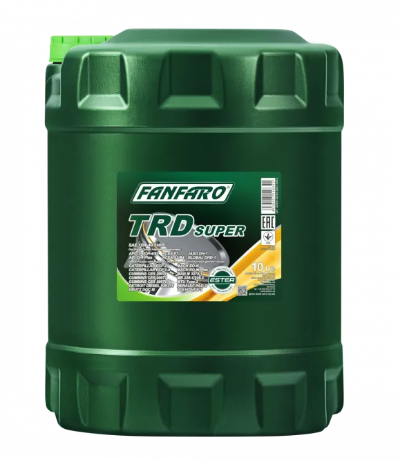ACEITE MOTOR SAE 15W40 CANECA 10 LITROS TRD SUPER SHPD API CI-4 SL ACEA E7 A3 B4