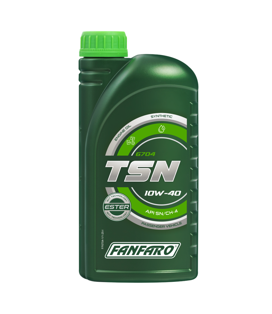 ACEITE MOTOR SAE 10W40 LITRO SYNTHETIC TSN API SN CH-4 ACEA A3 B4 20/1