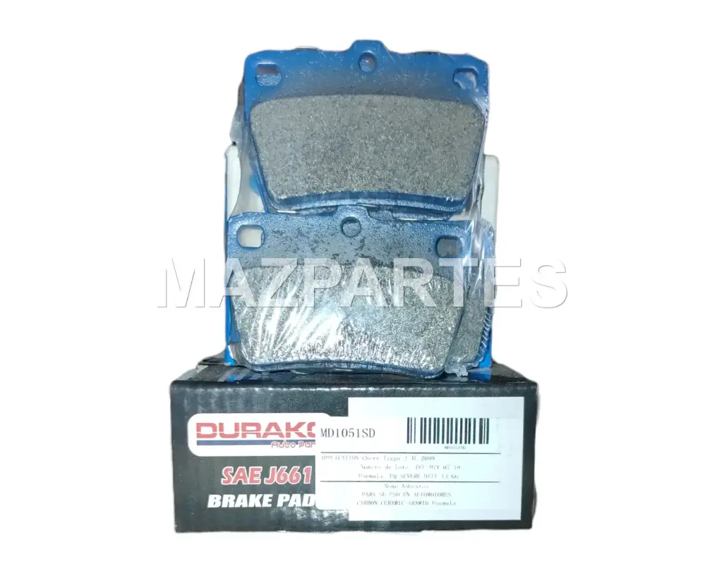 [MD1051SD] PASTILLAS DE FRENO POSTERIOR CHERY TIGGO 2.4 2009- RAV4 2001-2005