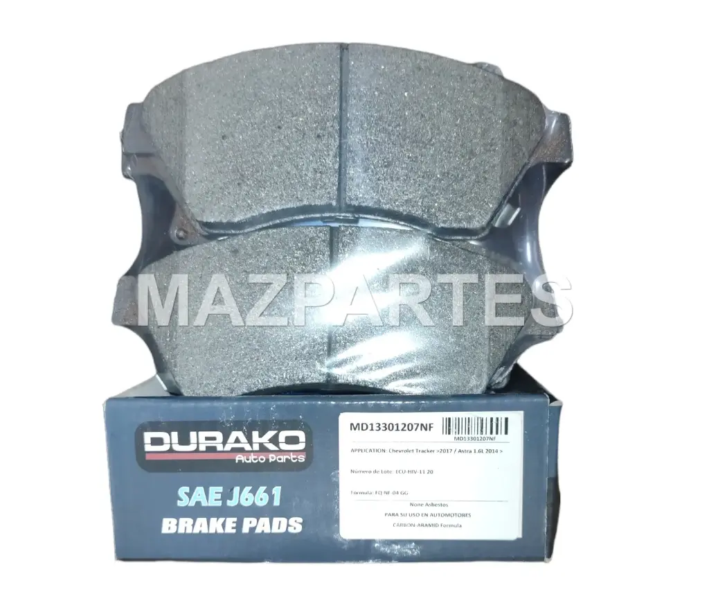 [MD13301207NF] PASTILLAS DE FRENO DELANTERO CHEVROLET TRACKER 2013-2016 ASTRA 1.6 2014- CRUZE 2013-2015 ORLANDO 2012-2016