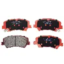 PASTILLAS DE FRENO DELANTERO HYUNDAI ACCENT 2012-2019 CRETA 2017-2021 ELANTRA 2012-2016 I30 2012-2017 IONIQ 2017- RIO R 2012-2017 RIO 2018- VELOSTER 2012- CERATO 2018- SOLUTO 2019-2023