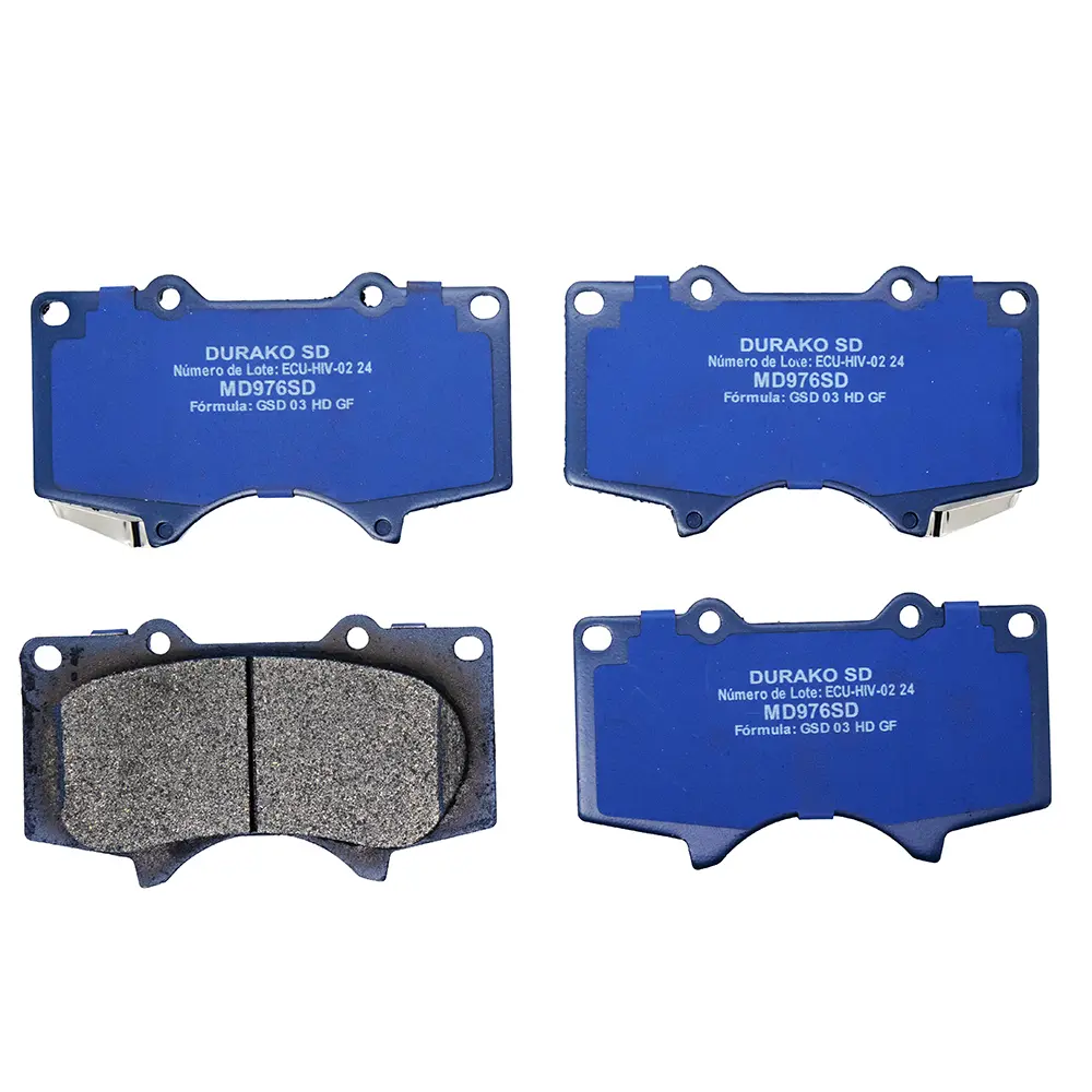 [MD976SD] PASTILLAS DE FRENO DELANTERO TOYOTA FORTUNER 2.7 4.0 2005-2011 4X4 HILUX 2.7 4.0 2015- 4X4 JAC T6 T8 3.0 4.0 DIESEL MITSUBISHI MONTERO 3.5