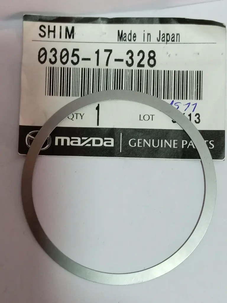 [030517328] LAINA RODELA CAJA CAMBIOS MAZDA B2000 B2200 B2600 1988-2007 BT-50 2008-2016 T=0.3MM