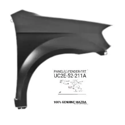GUARDAFANGO DELANTERO LH MAZDA BT-50 2017-2022