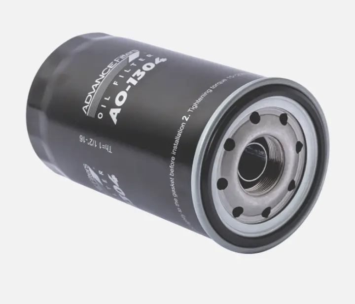 [AO-1304] FILTRO DE ACEITE 1 1/2-16 HINO FD TURBO DOBLE FILTRACION CON PURGA